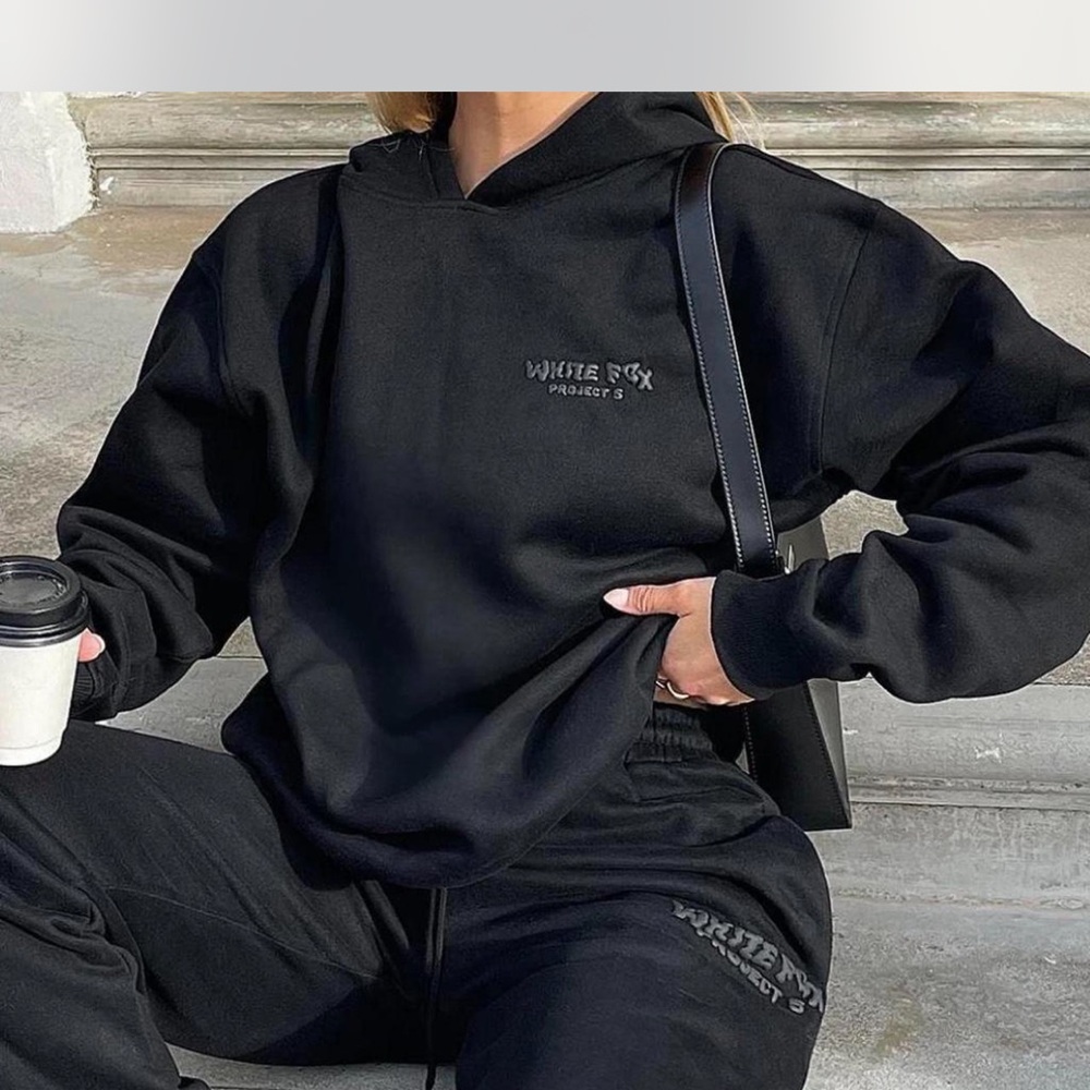 White Fox Season 5 Black Hoodie L/XL